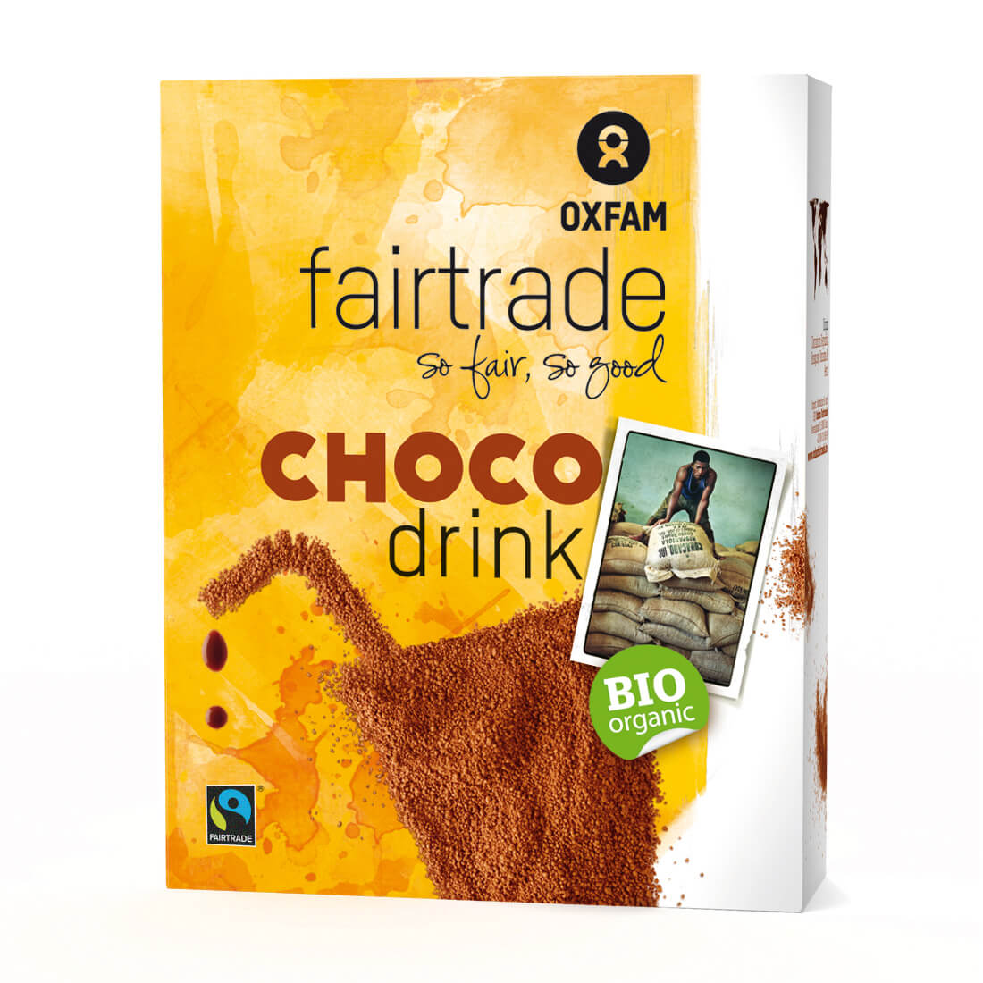 Oxfam Choco drink poeder bio 375g